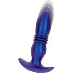 ToyJoy The Tough Thrusting Vibrating Plug Blue Metallic