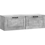 vidaXL Стенно монтиран ТВ шкаф Бетонно сиво 98 x 31 x 30 см (899408)