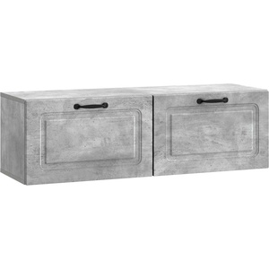 vidaXL Стенно монтиран ТВ шкаф Бетонно сиво 98 x 31 x 30 см (899408)