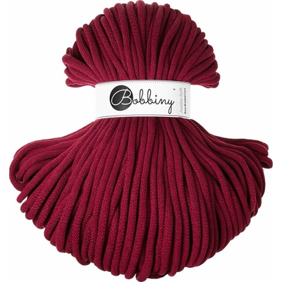 Bobbiny Jumbo 8 mm 100 m Wine Red Šňůra