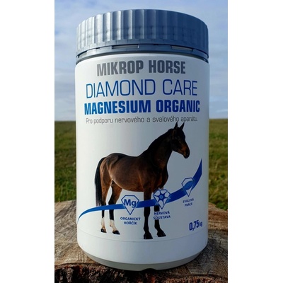 MIKROS Horse Diamond Care Magnesium Organic Doplňkové krmivo pro podporu nervů a svalů 0.75 kg