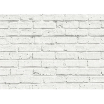 Crearreda 67214 samolepicí dekorace do kuchyně za sporák hliníková Bellacasa Bílé cihly WhiteBricks (47 x 65 cm) – Zboží Mobilmania