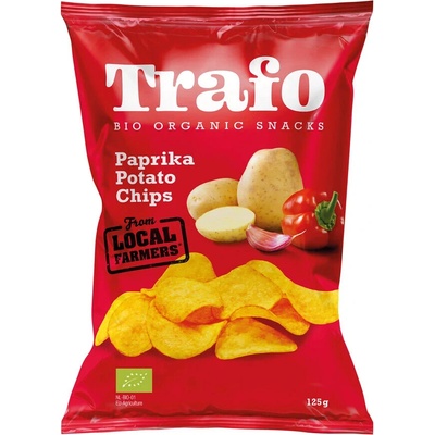 BIO VEGAN Trafo Chipsy paprika 125 g