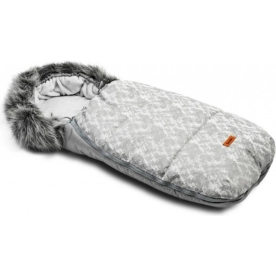 Sensillo do kočíka ASPEN 95 x 45 cm Písmenká Strieborný