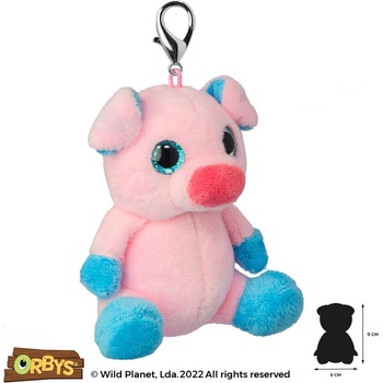 Wild Planet Ключодържател Прасенце 8см, Wild Planet (K8177)