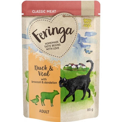 Feringa Kachna a telecí s brokolicí 12 x 85 g