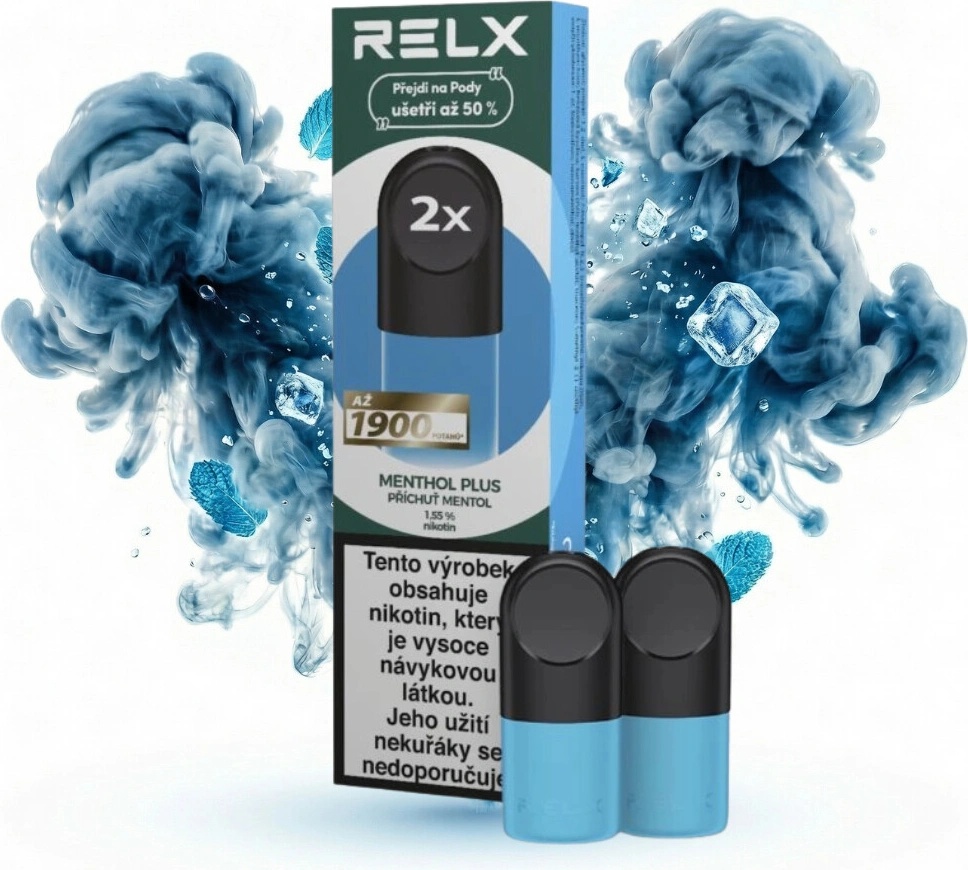 RELX Nhradn Pod - Menthol Plus 2ks od 189 K - Heureka.cz