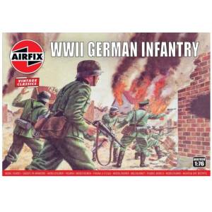 Airfix Класически комплект vintage фигурки a00705v - Втората световна война Немска пехота (1: 76)