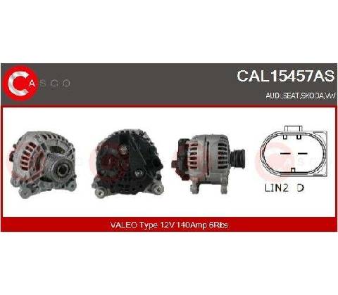Generátor CASCO CAL15457AS