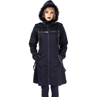 HEARTLESS дамско палто heartless - asura - ЧЕРЕН - poi1229