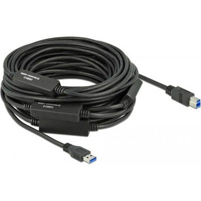 Delock 85382 USB USB 3.2 Gen1 USB-A zástrčka USB-B zástrčka 20m černý