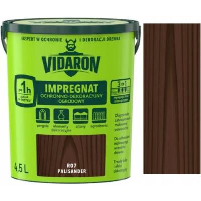 Zahradní ochranně-dekorativní impregnace Vidaron R07 palisandr 4,5l
