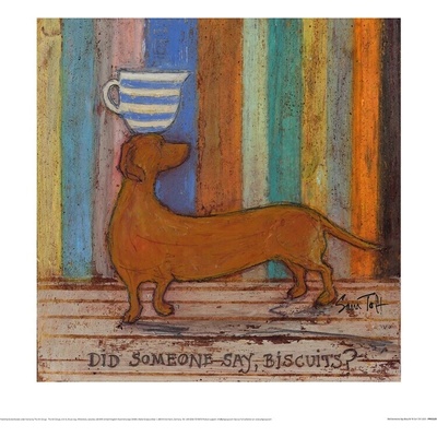 Umelecká tlač Sam Toft - Did Someone Say Biscuits, 40 × 40 cm