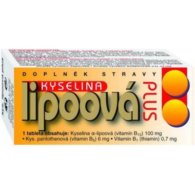 Naturvita Kyselina lipoová plus 60 tabliet