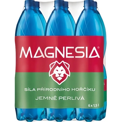 Magnesia Přírodní jemně perlivá multipack 6 x 1,5 l