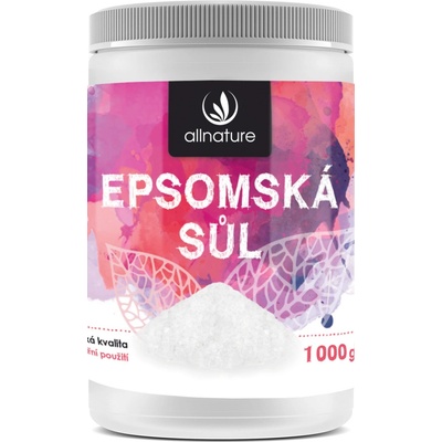 Allnature Epsomská sůl 1000 g – Zboží Mobilmania