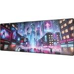 The G-Lab Подложката за мишка на G-Lab - PAD CYBERCITY (900x400x4mm, водоустойчива, черна) PAD-CYBERCITY (PAD-CYBERCITY)