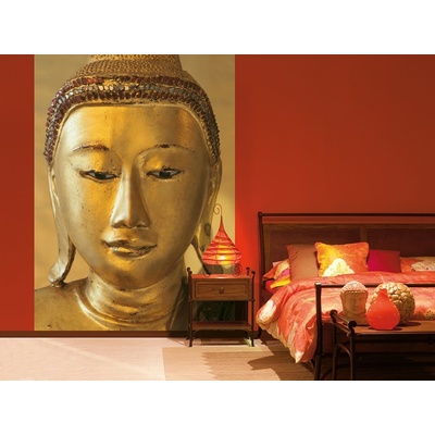 W+G 405 Papírová 4 dílná fototapeta Golden Buddha, rozměry 183 x 254 cm