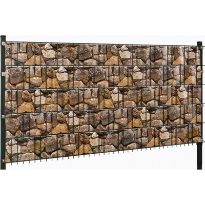 Floraworld PVC protipohledová fólie ve vzhledu lámaného kamene, 20,5 m x 19 cm