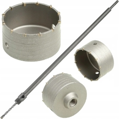 DIEROVAČ NA BETÓN 105 mm + ADAPTÉR SDS plus 600 mm FRÉZA ČIPKA ADAPTÉROM