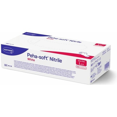 Hartmann Peha-soft nitrile biele L bal. 100ks