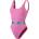 Speedo Бански костюм Speedo Women's Belted Deep U-Back One Piece Swimsuit - Purple