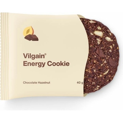 Vilgain Energy Cookie BIO čokoláda s lieskovými orechmi 40 g