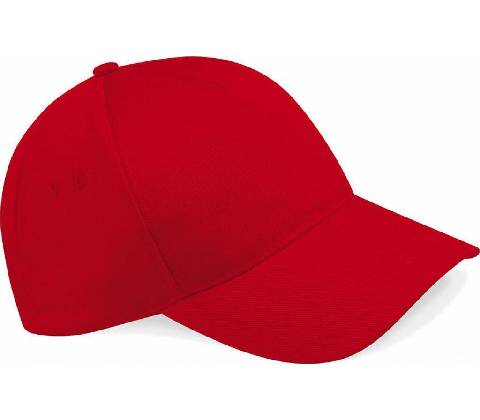 Beechfield Ultimate 5 Panel ČERVENÁ