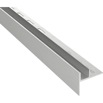 Mexen Line-B лява декоративна лайсна за стъкло 120 см, инокс - 181004120L (181004120L)