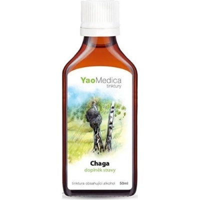YaoMedica Chaga tinktúra s protizápalovými a protirakovinovými účinkami 50 ml