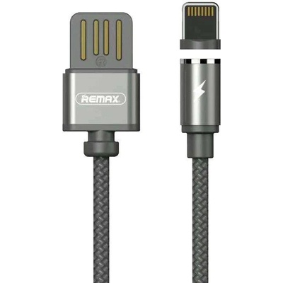 REMAX Кабел Remax Gravity RC-095i Magnetic USB / Lightning LED Cable 1m Black