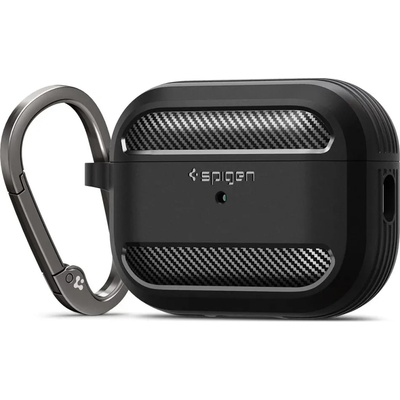 SPIGEN rugged armor калъф за apple airpods pro 1 / 2 матов черен (acs05482)