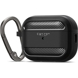 SPIGEN rugged armor калъф за apple airpods pro 1 / 2 матов черен (acs05482)