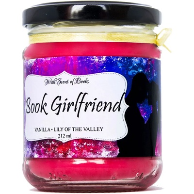 With Scent of Books Ароматна свещ - Book Girlfriend, 212 ml