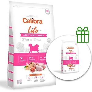 Calibra Dog Life Adult Small Breed Chicken 6 kg + 1, 5 kg ZADARMO