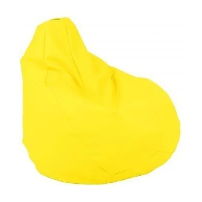 PUFRELAX Пуф, круша, 220л. , Nirvana Hobbit - Teteron Yellow Quince, За открито, Перящ се калъф, Пълнеж от Полистиролни перли (PUF-G-NH-TEX-YLQ)