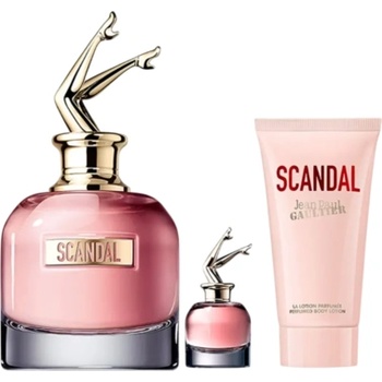 Jean Paul Gaultier Scandal подаръчен комплект за жени EDP 80 ml + EDP 6 ml + лосион 75 ml