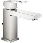 GROHE Смесител за умивалник Grohe Eurocube M, четкан хром, Supersteel, с изскачащ вентил (23445DC0)