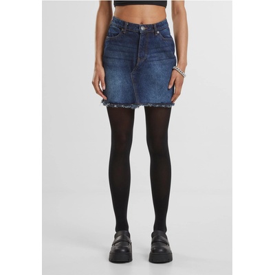 Urban Classics Дамски Дънки Ladies Heavy Mini Denim Skirt new dark blue washed 29UB-TB6833-12690 - Камуфлаж, размер 26