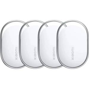 Xiaomi TAG bluetooth проследяване за 4pcs ключодържател, IP67 водоустойчив, БЯЛ (BHR08SKGL)