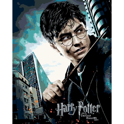 ZUTY Malování podle čísel PLAKÁT HARRY POTTER A RELIKVIE SMRTI Rozměr 40 x 50 cm Rámování vypnuté plátno na rám
