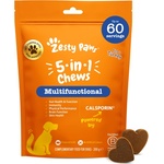 Zesty Paws 5-в-1 дъвчащи таблетки (60 бр. ), функционална хранителна добавка за кучета 5в1 (12471)