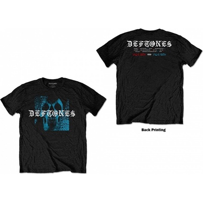Deftones tričko Static Skull BP black