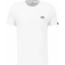 Alpha Industries Basic T Small Logo biele