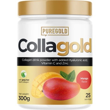 PureGold CollaGold + kys. hyaluronová Příchuť Mango 300 g