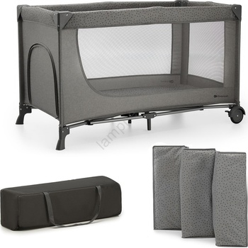 KinderKraft - Детско креватче за пътуване joy 2 сив (ag0576)