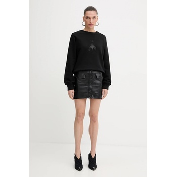 Patrizia Pepe Пола Patrizia Pepe в черно къса с кройка тип молив 8G0488 E070 (8G0488.E070)