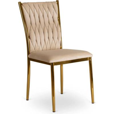 Mebel Elite Dan Krémový velur