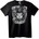 NOONEBRAND Тениска Череп Музика - L, Black