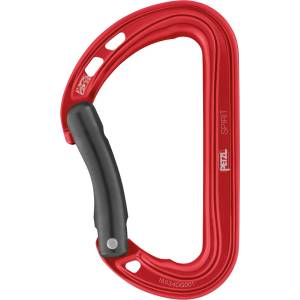 Petzl Заключващ се карабинер Petzl Spirit Bent Gate Snapgate carabiner - Red - размер One Size (340-0040-0411)